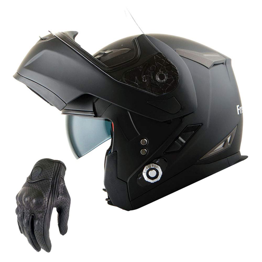 Martian Motorcycle Bluetooth Helmet - Full Face Dual Visor with Intercom & Bluetooth Headset - Perfect for Riding, Commuting & Adventure Motorcycle Tours
