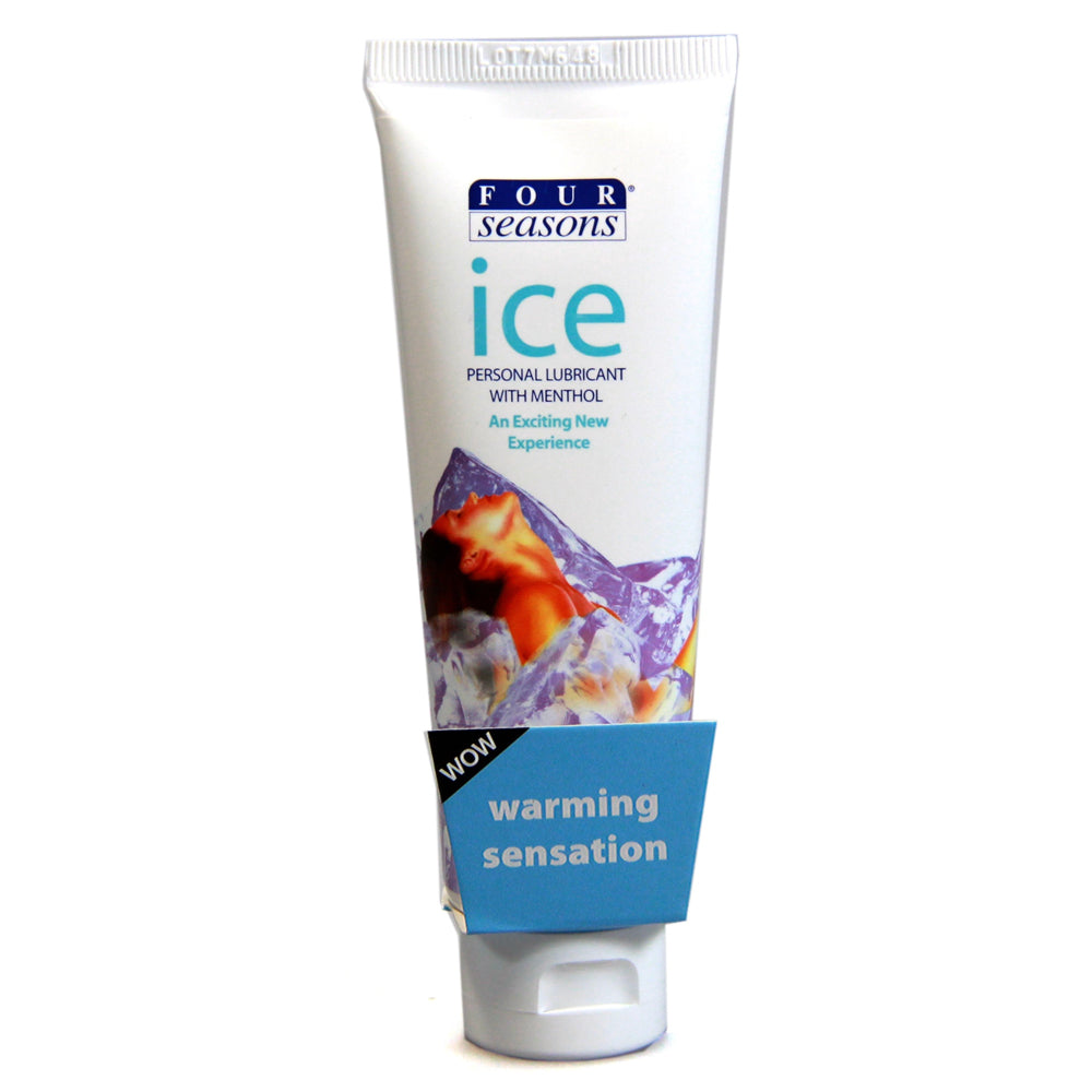 Four Seasons Ice Menthol Cooling Water-Based Lubricant - Long-Lasting Personal Lubricant for Men & Women - Perfect for Massage, Intimacy & Sensual Relaxation