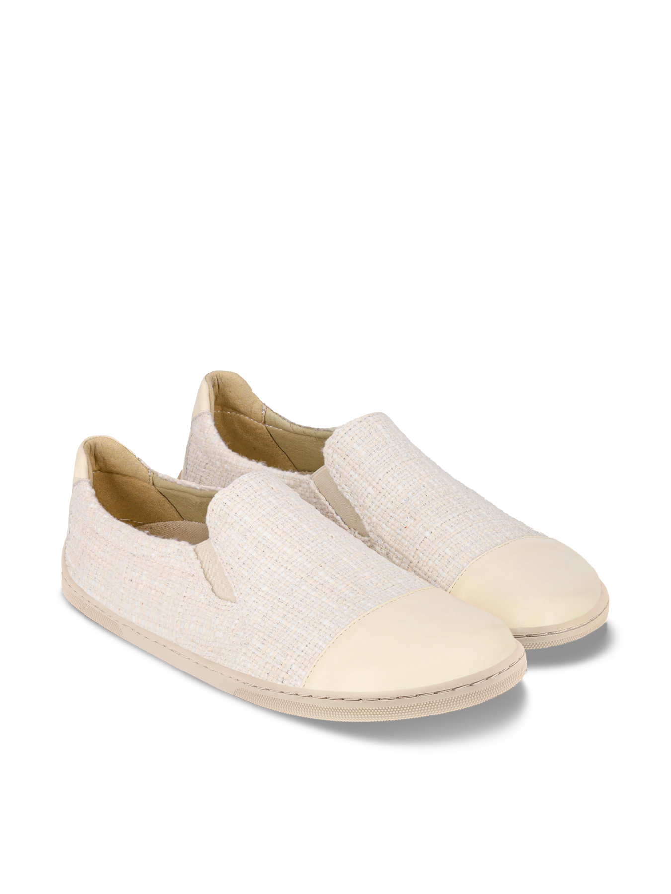 Barefoot Slip-On Shoes for Women - Be Lenka Breeze Ivory | Minimalist Comfort for Walking, Running & Travel | Eco-Friendly & Lightweight