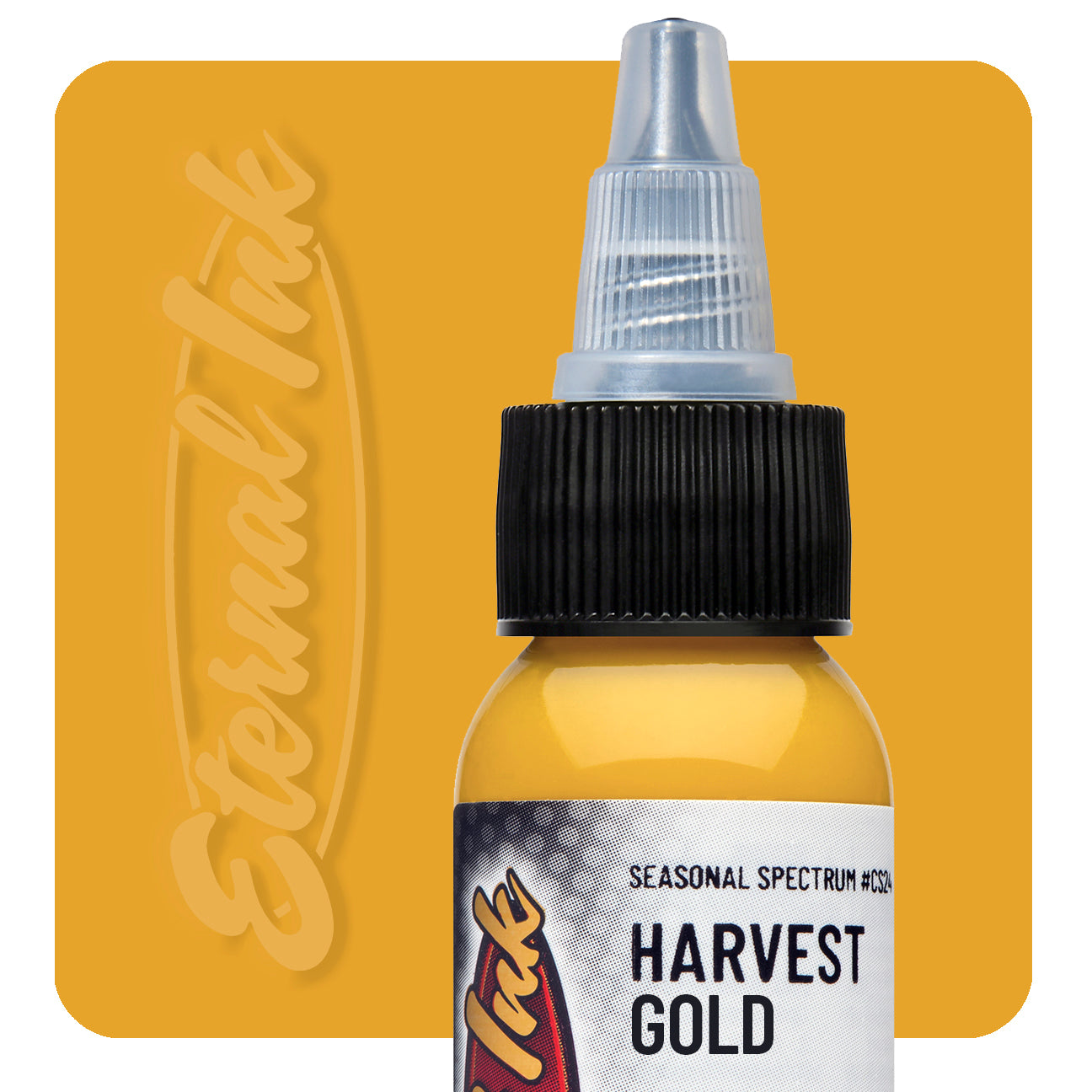 Eternal Seasonal Spectrum Harvest Gold Ink - Premium Metallic Ink for Calligraphy, Scrapbooking & DIY Crafts - Perfect for Holiday Cards, Wedding Invitations & Art Projects
