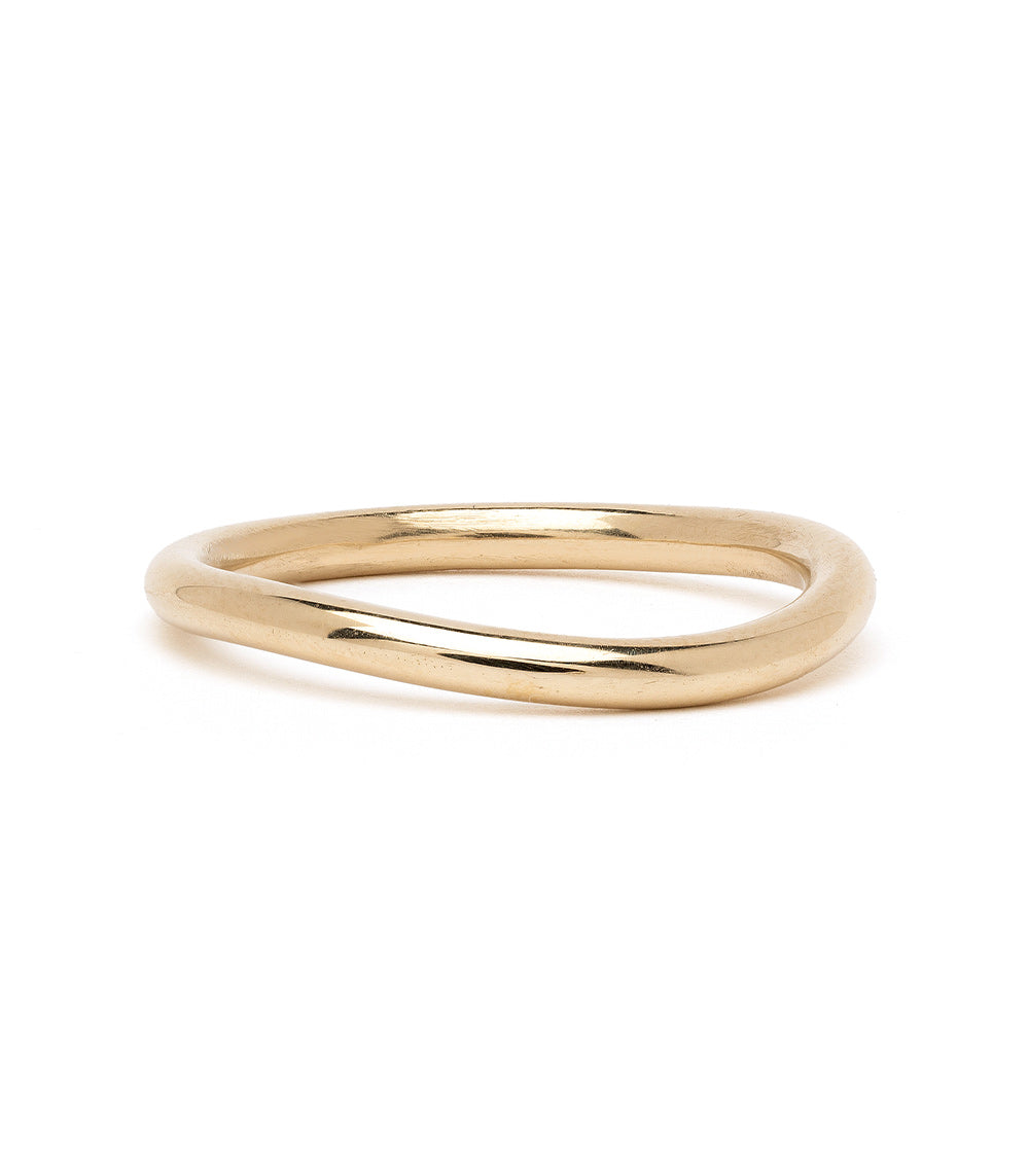 Mini Melt Gold Wedding Band - Boho Engagement Ring for Women - Perfect for Boho Chic, Vintage & Alternative Wedding Styles