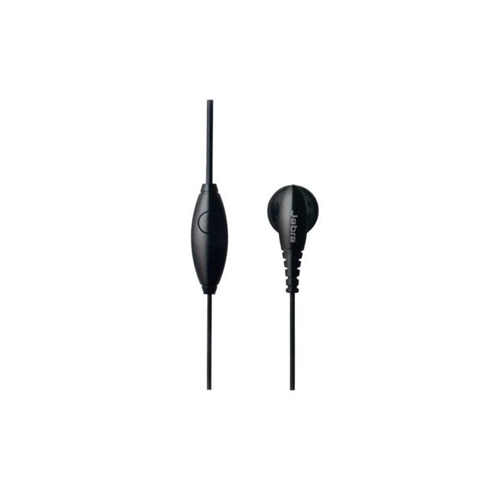 Jabra Mono Headset - Black (JABSBUDBLK) | Lightweight & Comfortable for Office, Call Center & Remote Work | Noise-Canceling Mic for Clear Calls