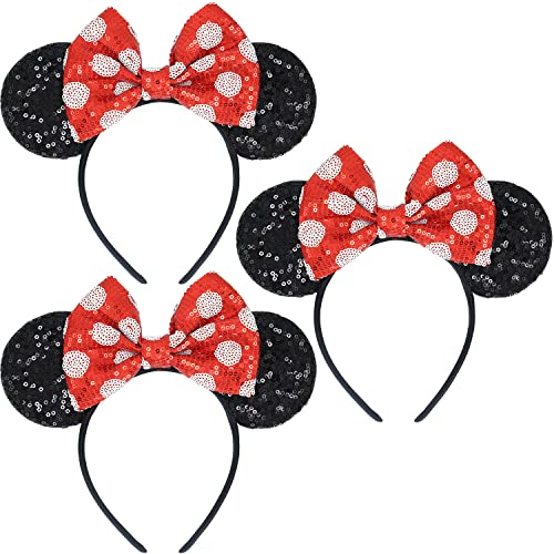 Red and Black Dot- 3pcs