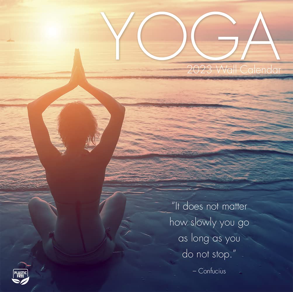 TURNER PHOTOGRAPHIC 2024 Yoga Wall Calendar 12x12 Inch - Inspirational Yoga Poses & Quotes for Home, Office, or Studio Decor | Perfect Gift for Yoga Lovers & Practitioners