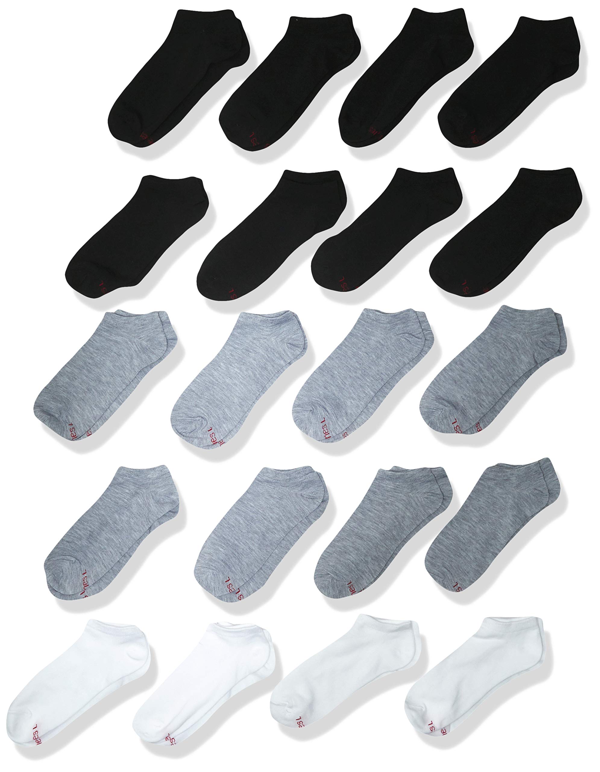 Hanes Boys' Socks 20-Pack - Ankle & No Show Socks for Kids - Soft Cotton Multi-Pack for School, Sports & Everyday Wear - Super Value Boys' Socks Bulk Pack