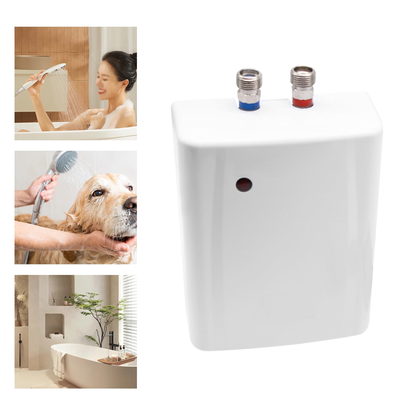 3500W Electric Tankless Water Heater - Instant Hot Water On Demand with Boil Dry Protection | Perfect for Hotels, Bathrooms, Schools & Small Apartments | Energy Efficient Compact Design for Home & Commercial Use