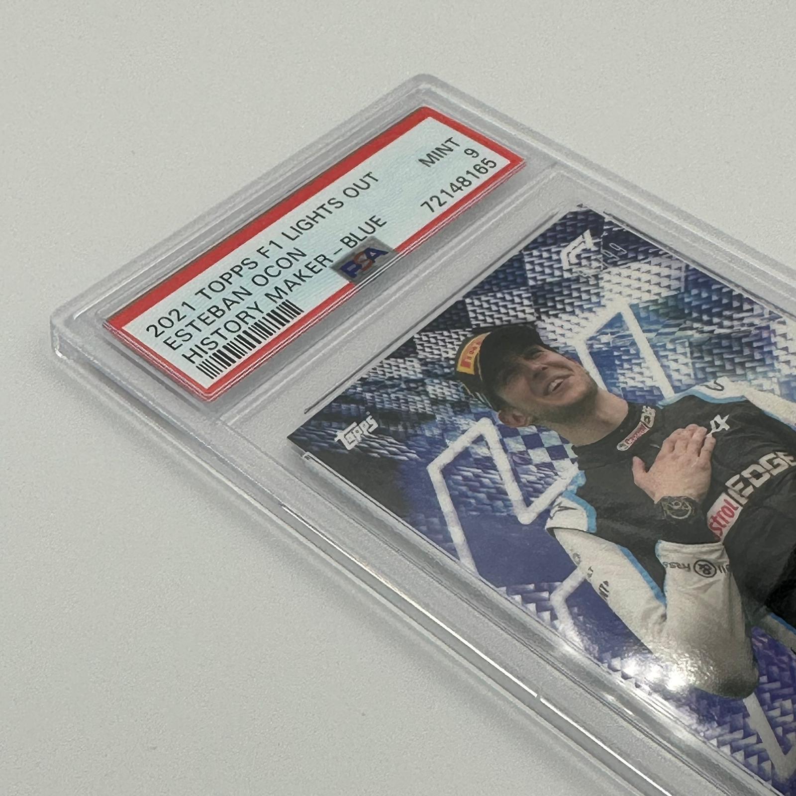 PSA 9 Graded 1991 Esteban Ocon History Maker Trading Card - Perfect for Sports Collectors, Autograph Display & Racing Memorabilia Collections