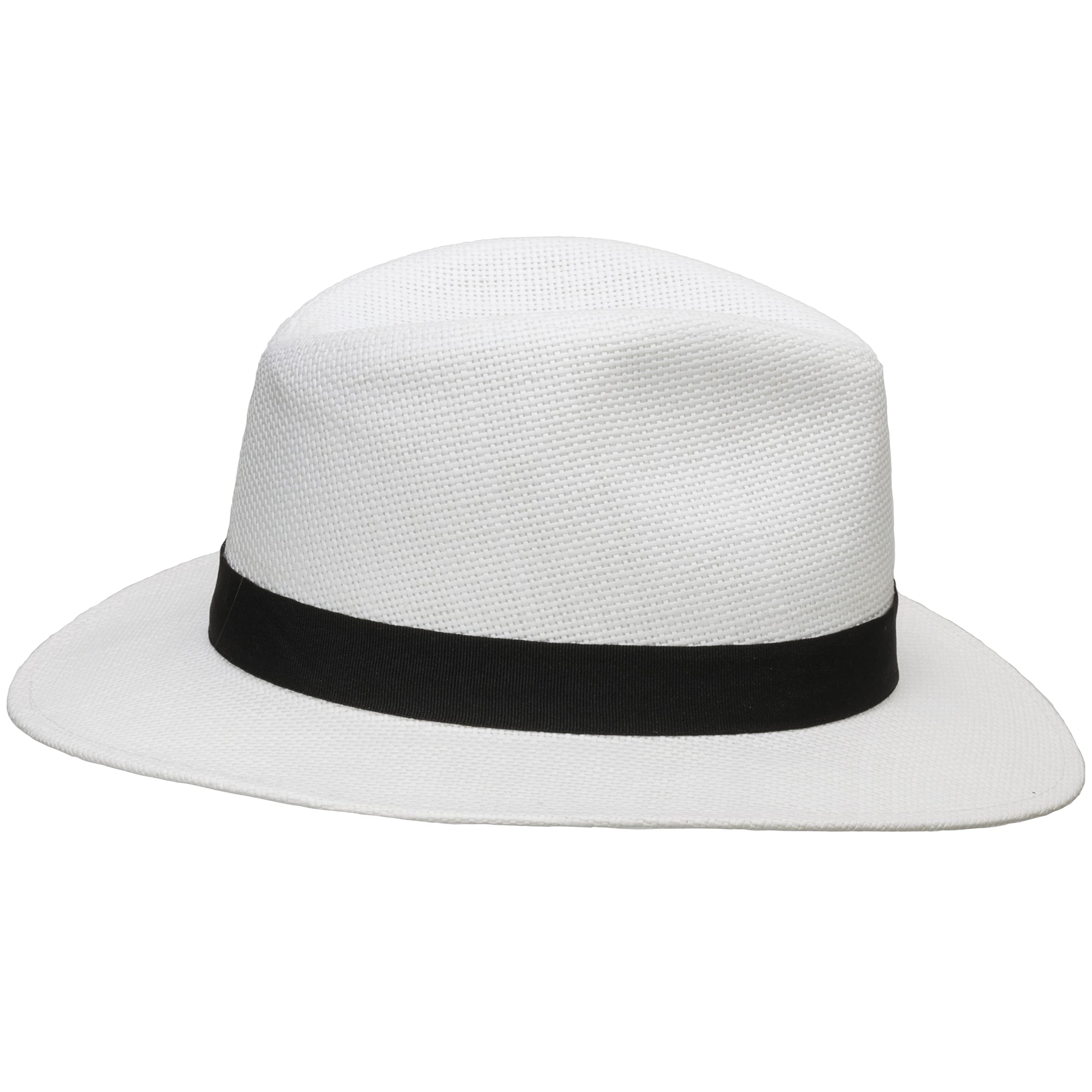 Stylish Trilby Straw Fedora Panama Hat for Men & Women - Summer Sun Protection, Outdoor Beach & Party Fashion Accessory