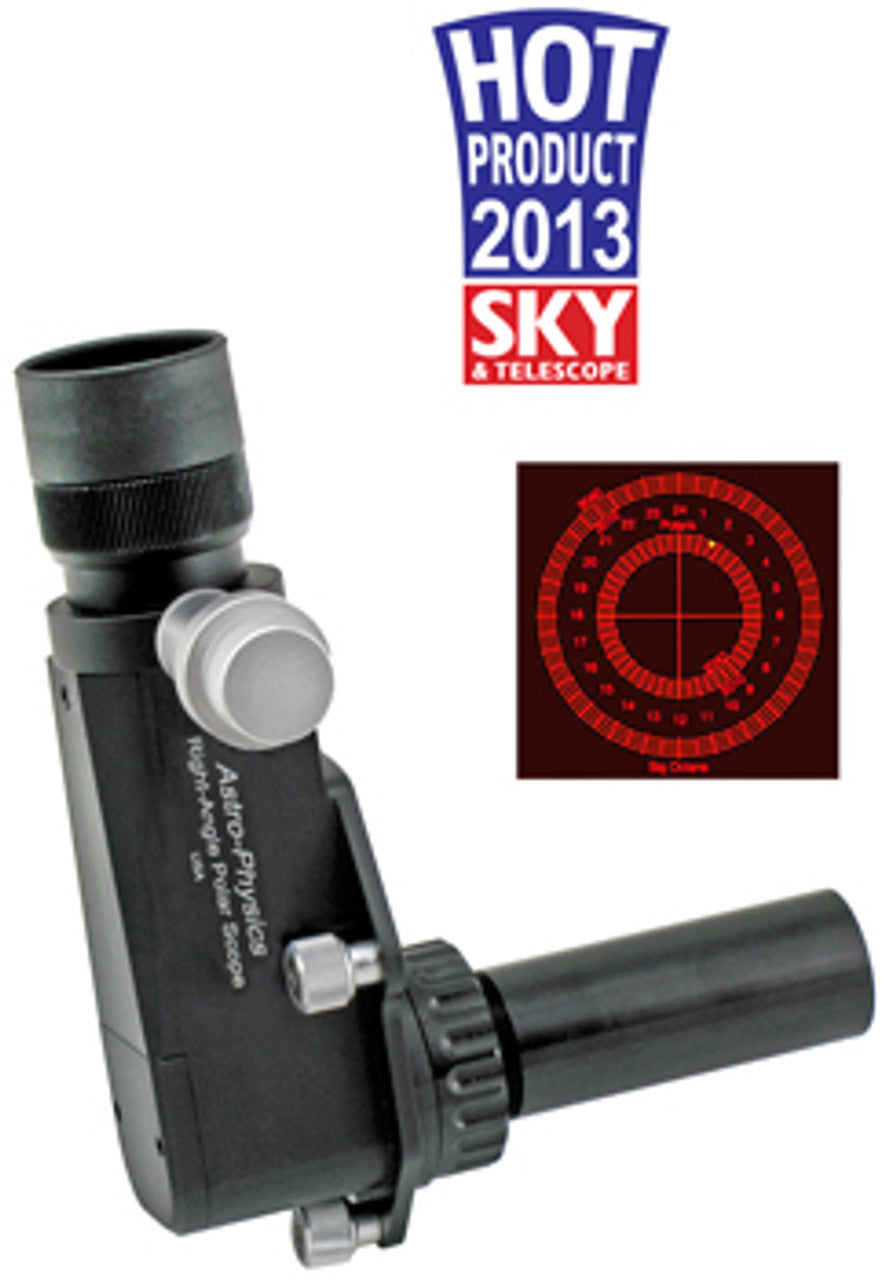 Astro Physics Right Angle Polar Alignment Scope with LED Illuminator - Precision Telescope Accessory for Astrophotography & Celestial Navigation