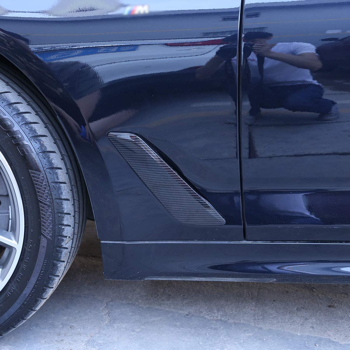 BMW 5 Series G30 (2017-2019) ABS Side Wing Air Vent Trim Cover - Car Styling Accessories for Enhanced Exterior Look | Perfect for Customization & Car Shows