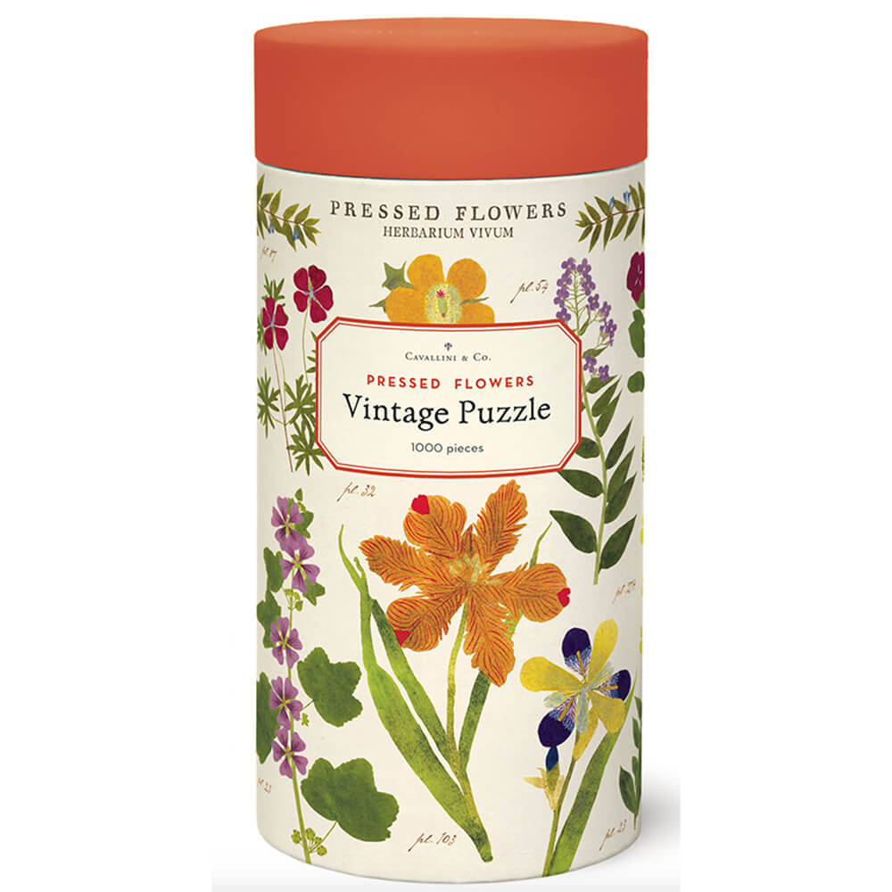 1000 Piece Pressed Flowers Jigsaw Puzzle - Beautiful Floral Art for Adults & Teens - Perfect for Relaxation, Home Decor & Gift Giving
