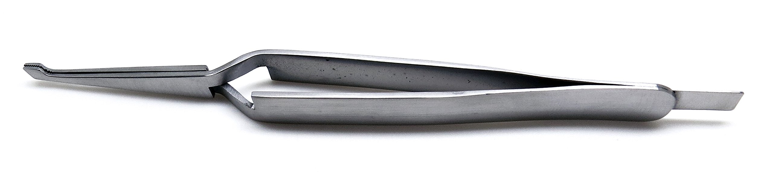 Reverse Action Dental Tweezers - Orthodontic Bracket Placement & De-Bonding Forceps - Professional Orthodontics Instruments for Posterior Teeth - Perfect for Braces Adjustment & Dental Procedures