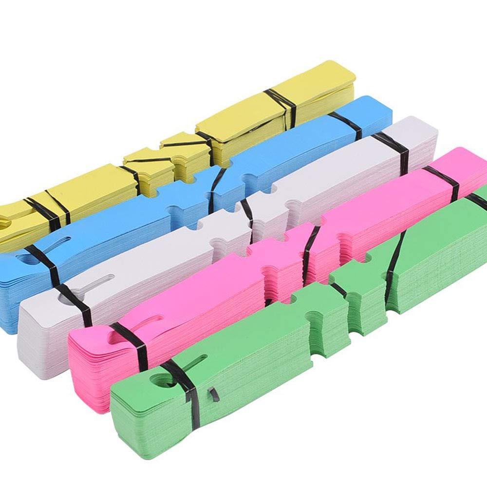 500 Pack Waterproof Reusable Plant Labels - Plastic Wrap Around Hanging Garden Markers for Nursery, Trees & Outdoor Plants | Perfect for Gardening, Seed Starting & Plant Identification