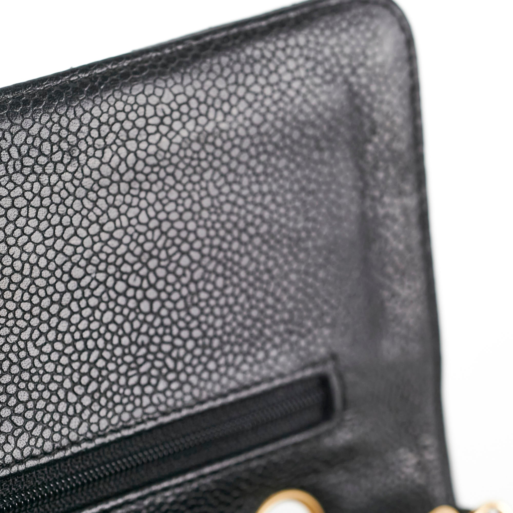 Chanel Medium/Large Caviar Classic Double Flap Black Handbag - Luxury Designer Shoulder Bag for Women | Perfect for Work, Evening Events & Special Occasions