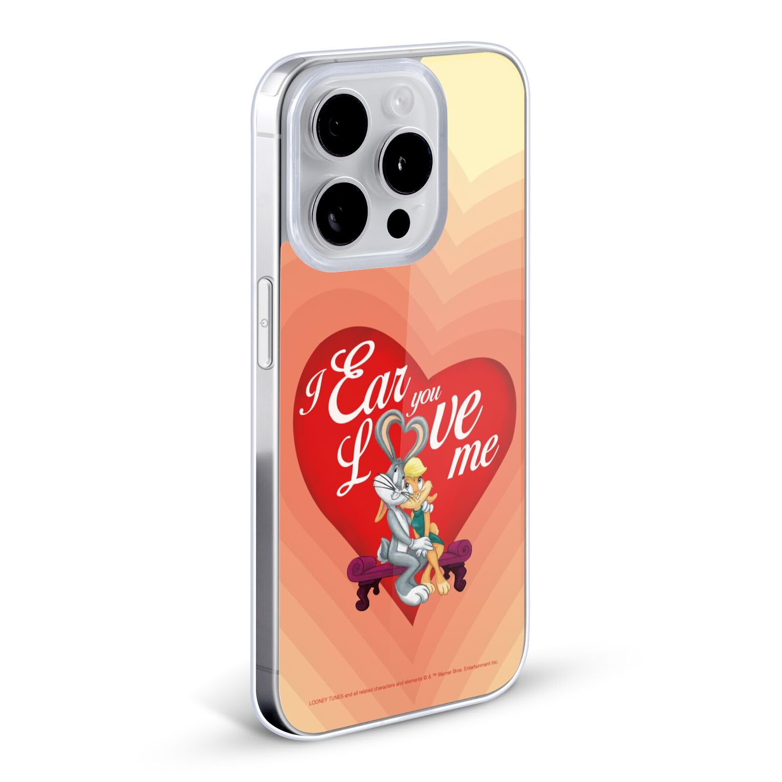 Official Looney Tunes Bugs Bunny & Lola Bunny Soft Gel Phone Case for iPhone X/Xs - Cute Cartoon Character Design, Durable Protection | Perfect Gift for Fans, Daily Use & Themed Parties