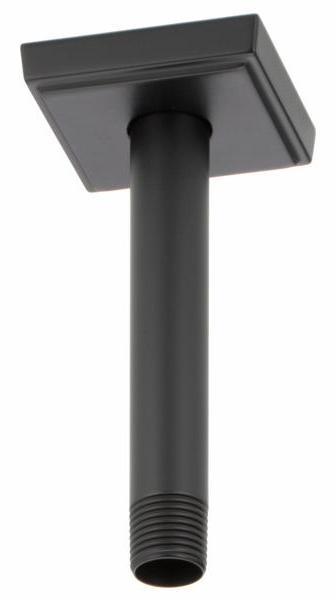 Brizo RP70764BNX 6-Inch Ceiling Mount Shower Arm with Flange - Brushed Nickel Finish for Modern Bathroom & Spa Shower Installations