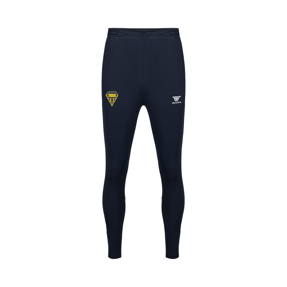 Diamond State Academy Tunnel Pants for Men & Women - Dark Navy/Yellow Athletic Joggers - Perfect for Running, Training & Casual Wear