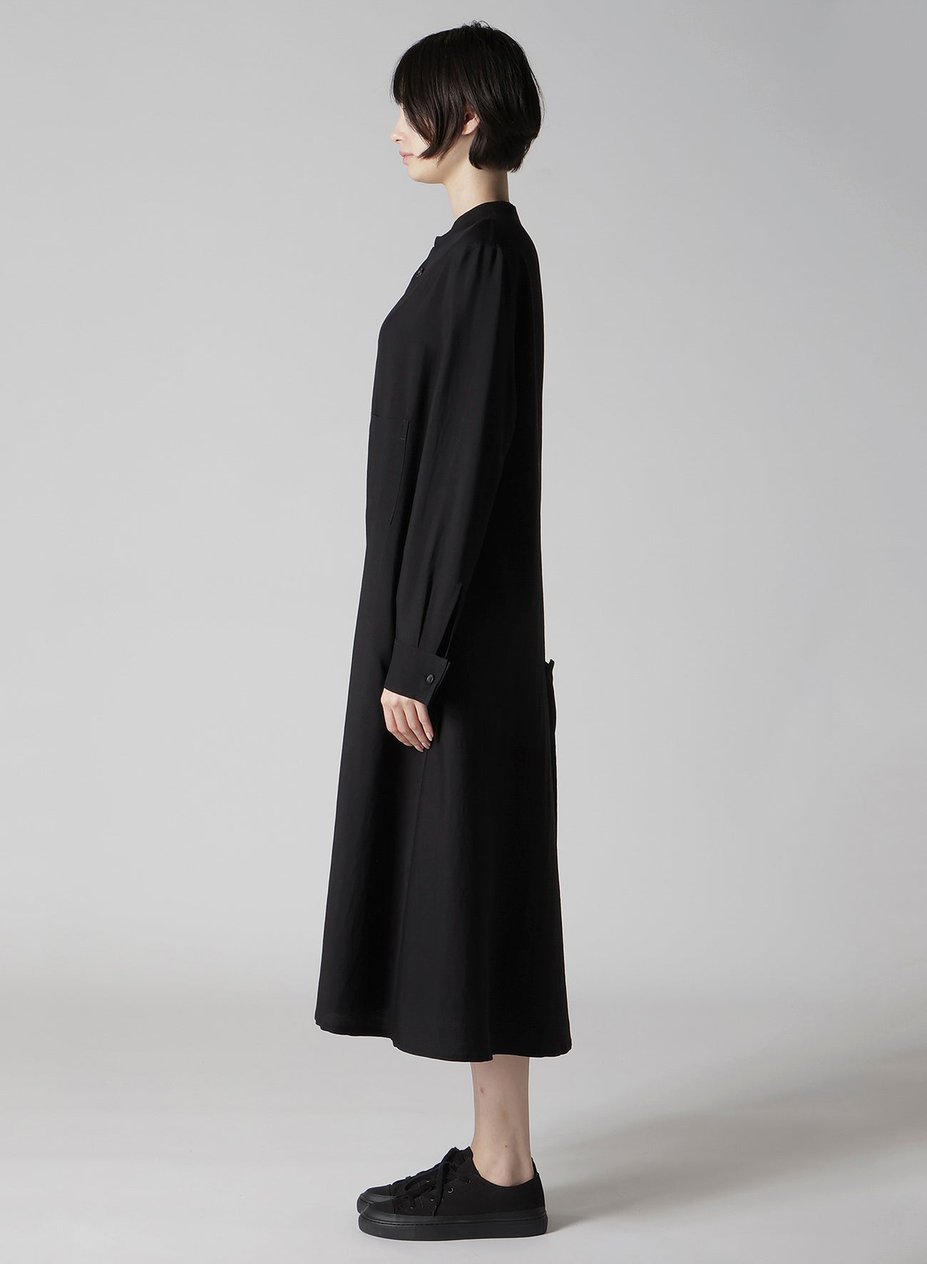 Cu/W High Twisted Gabardine RB Draped Dress - Elegant Women's Office & Evening Wear for Professional & Formal Occasions