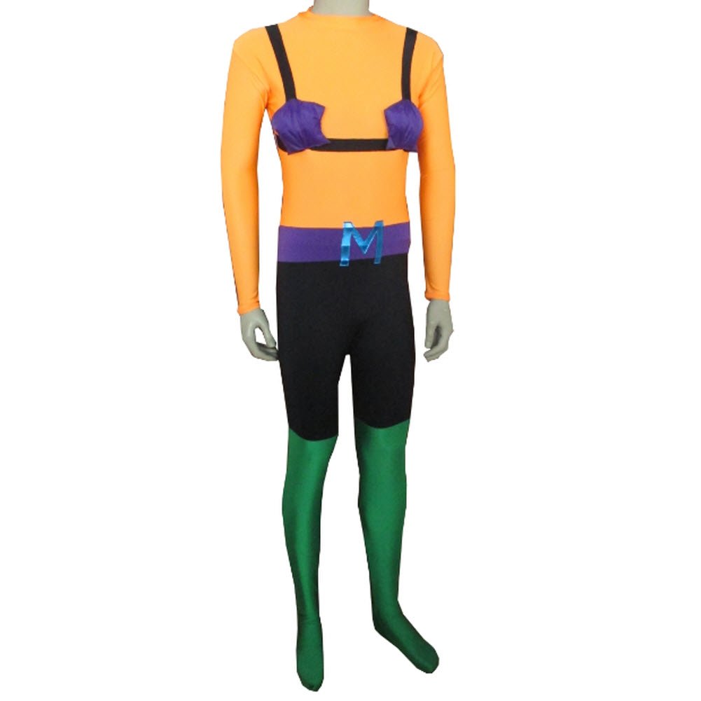 Mermaid Man Spandex Costume for Adults - XX Small Size | Superhero Cosplay, Halloween Party & Comic-Con Outfit