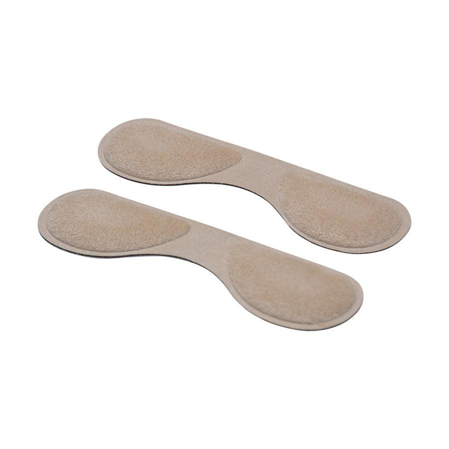 FOOTESTE 5mm Beige Heel Cushion Pads - Gel Heel Support Inserts for Shoes - Comfort & Pain Relief for High Heels, Boots & Dress Shoes - (15g) - Perfect for Work, Parties & Long Wear