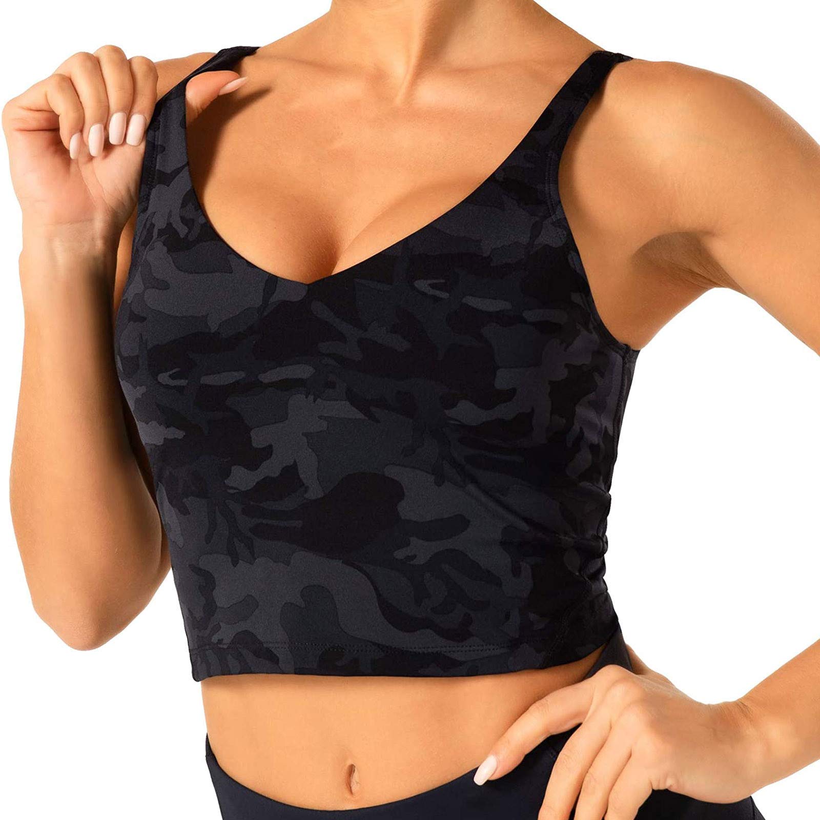 Women's Sleeveless Casual Vest Top with Padded Chest - Breathable Tank for Summer, Workout & Layering (Black, Medium) | Perfect for Gym, Yoga, Beach & Everyday Wear