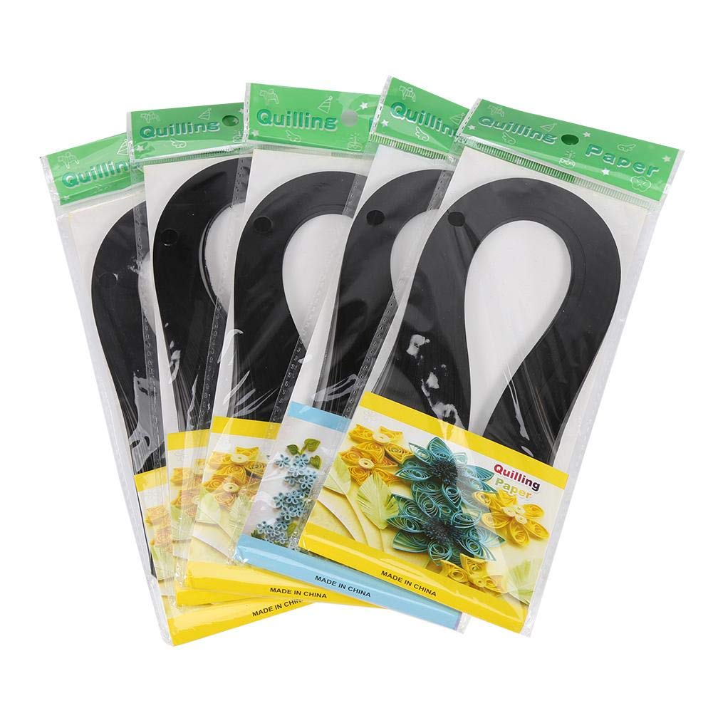 Antilog 600-Piece 3mm Wide Quilling Paper Strips - DIY Origami Craft Supplies for Handmade Greeting Cards, Scrapbooking & Home Decorations