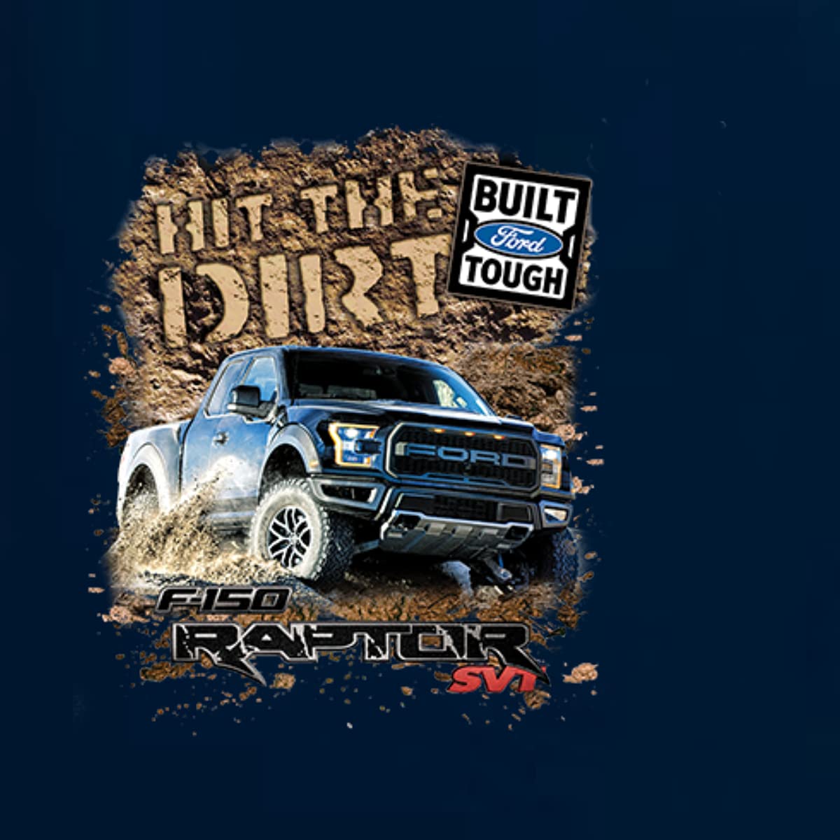 Ford Raptor Off-Road Inspired Unisex Crewneck Sweatshirt - Built Tough for Adventure | Perfect for Off-Roading, Car Enthusiasts & Outdoor Activities