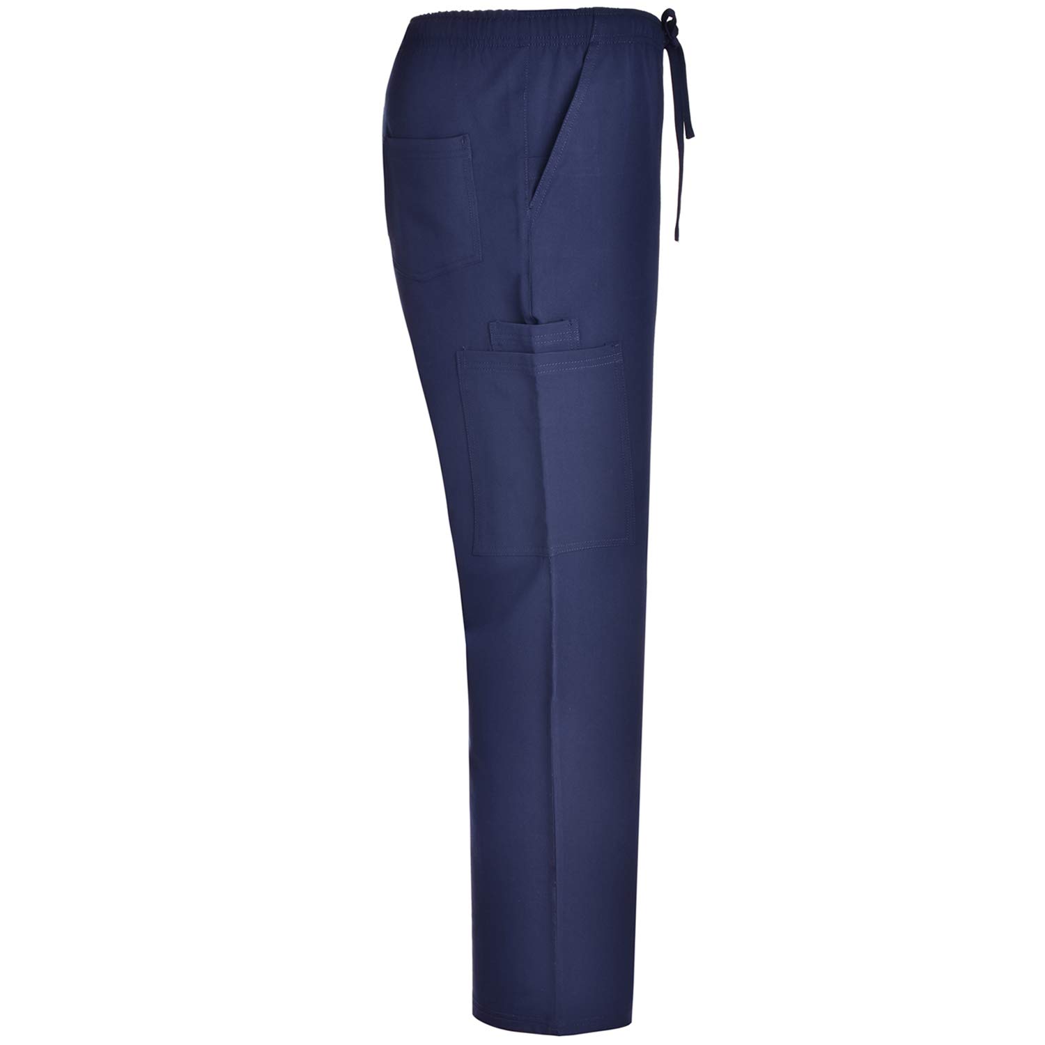 Plus Size Men's Stretch V-Neck Workwear Set - Comfortable Garden Work Top & Pants JY7301 for Outdoor Labor, Landscaping & Home Improvement Projects