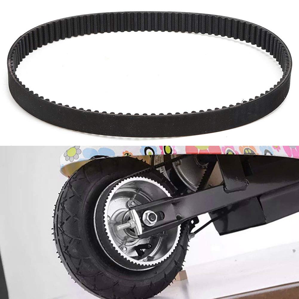 15mm/0.6in Drive Belt for Electric Scooters & E-Bikes - Lightweight Plastic Replacement Belt for Outdoor Use - Perfect for Commuting, Leisure Riding and Last-Mile Transportation (Black)