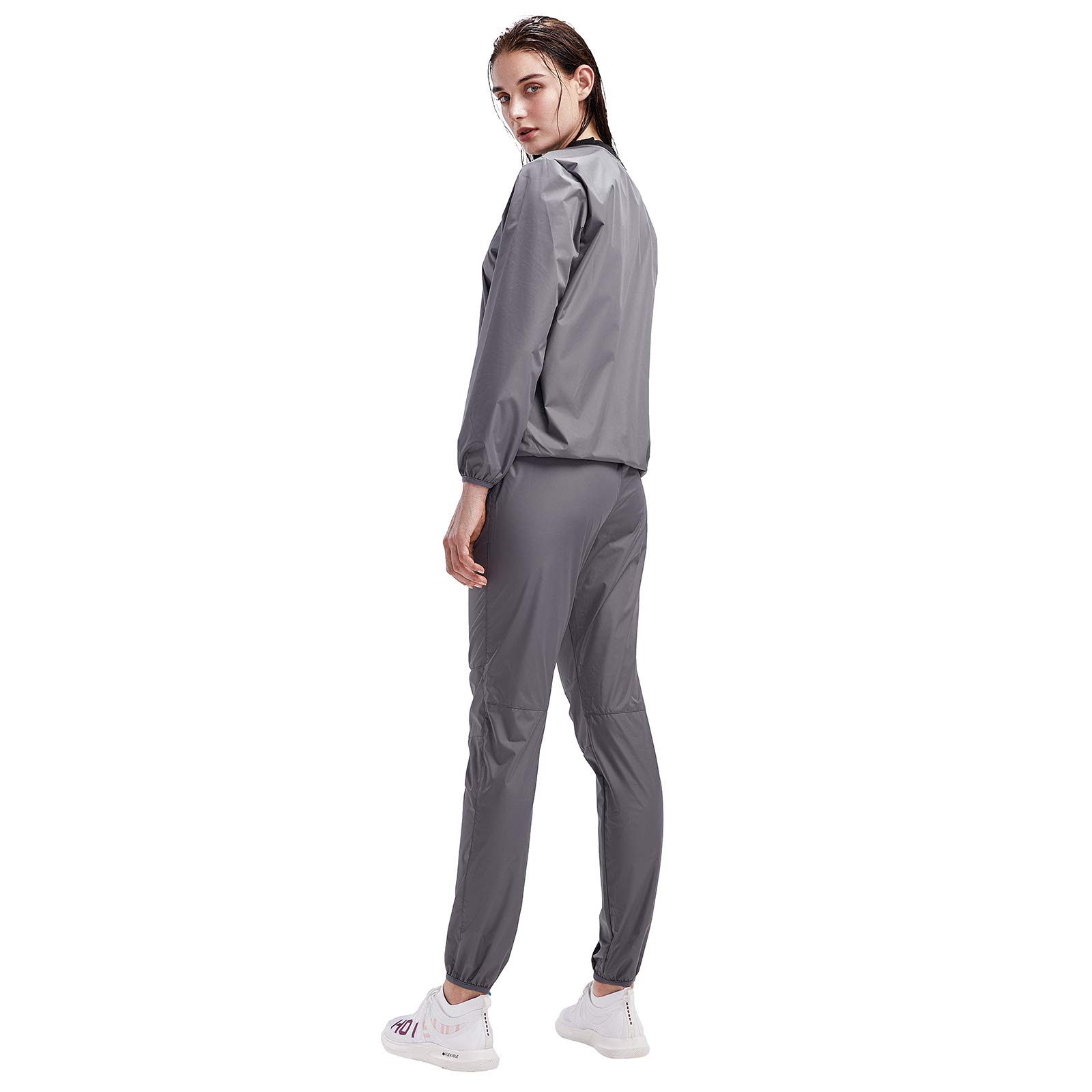 HOTSUIT Women's Sauna Suit - Durable Gym Workout Jacket & Pants Set for Weight Loss & Detox - Perfect for Sauna, Cardio, and Home Exercise