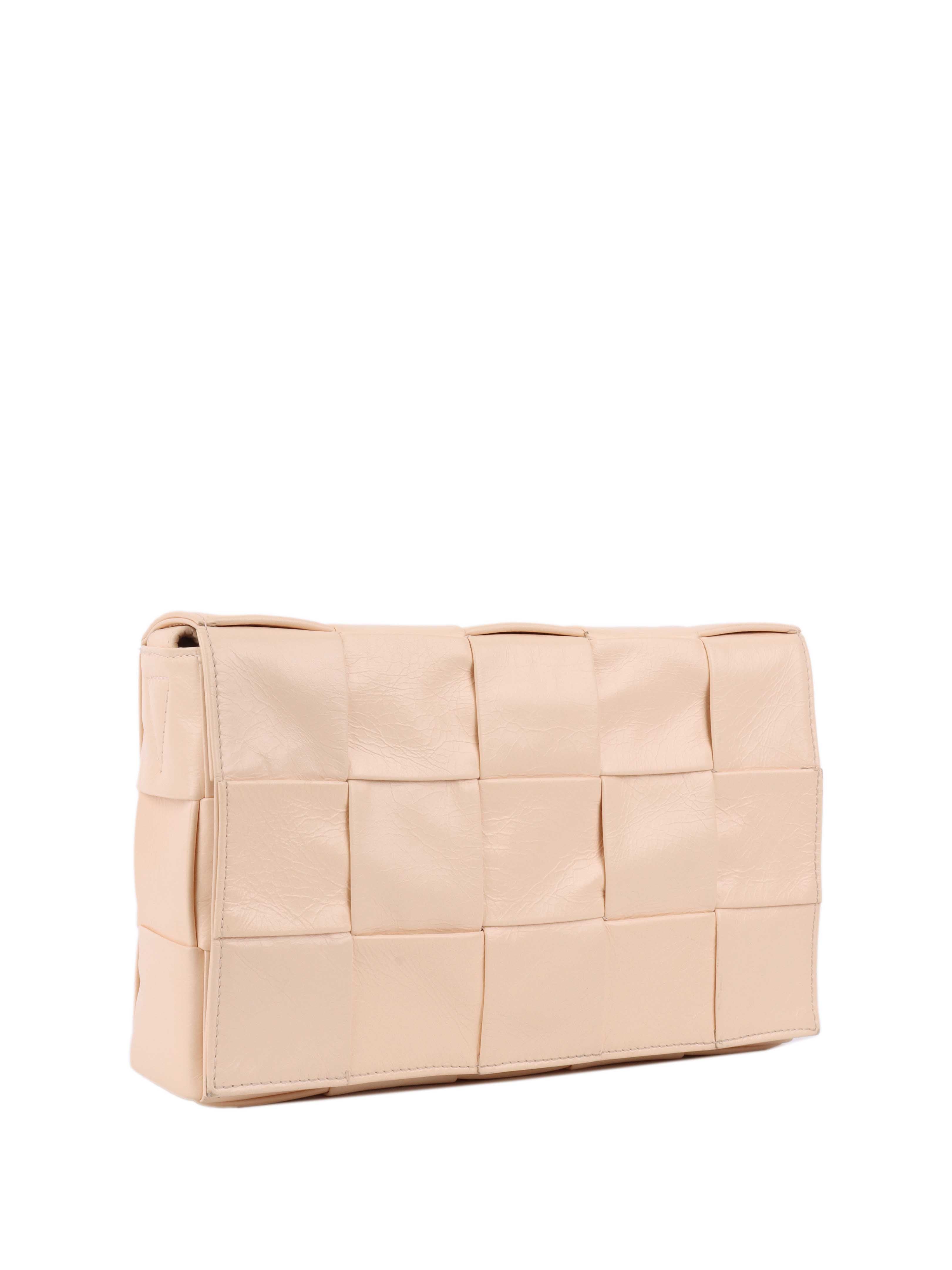 Bottega Veneta Light Peach Cassette Bag - Luxury Crossbody Handbag for Women | Perfect for Date Night, Office & Travel Accessories