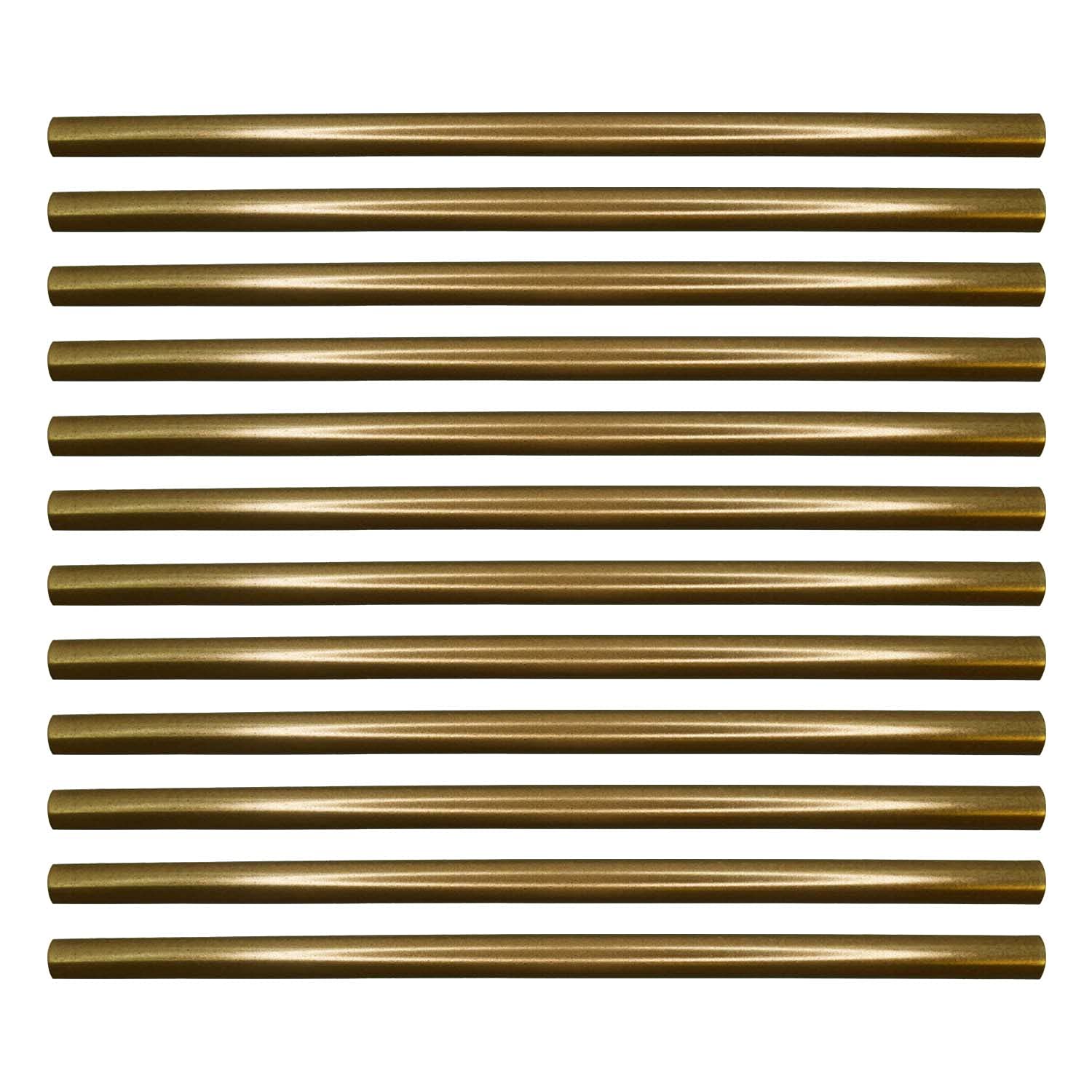 Questech 1/2 x 12 Inch Gold Quarter Round Tile Trim - 12 Pack | Decorative Edge Trim for Shower, Kitchen Backsplash & Bathroom Tile | Waterproof Corner Protector for Home Renovation & DIY Projects