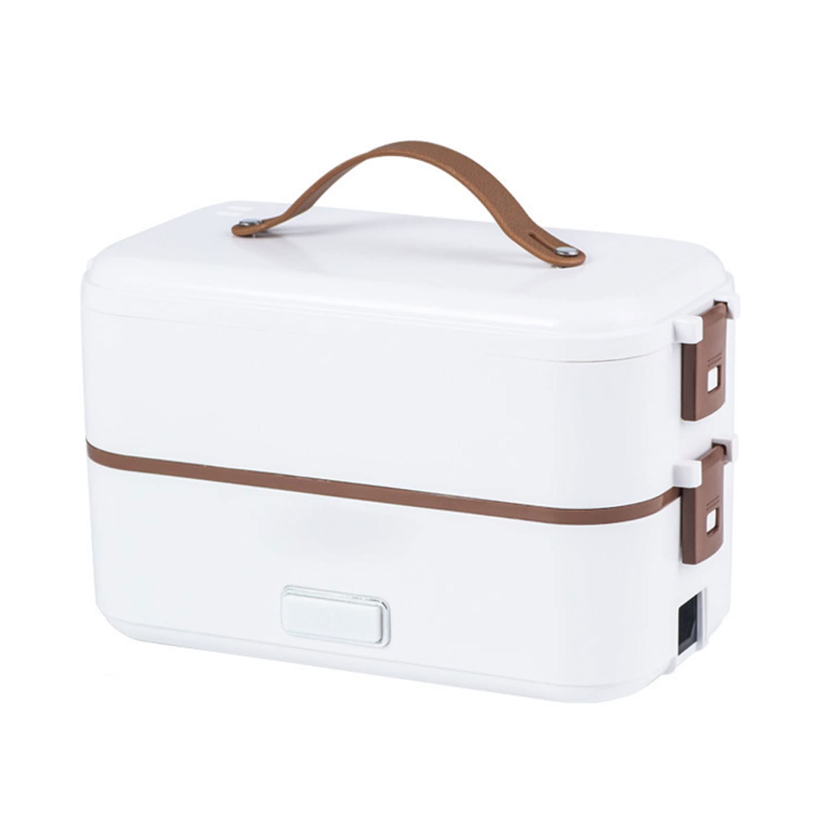 LKJGHG 0.8L Electric Lunch Box - Portable 110V Food Warmer with Removable Stainless Steel Container for Office, Travel & Home Use | Large Capacity Food Heater for Meals, Soup & Leftovers
