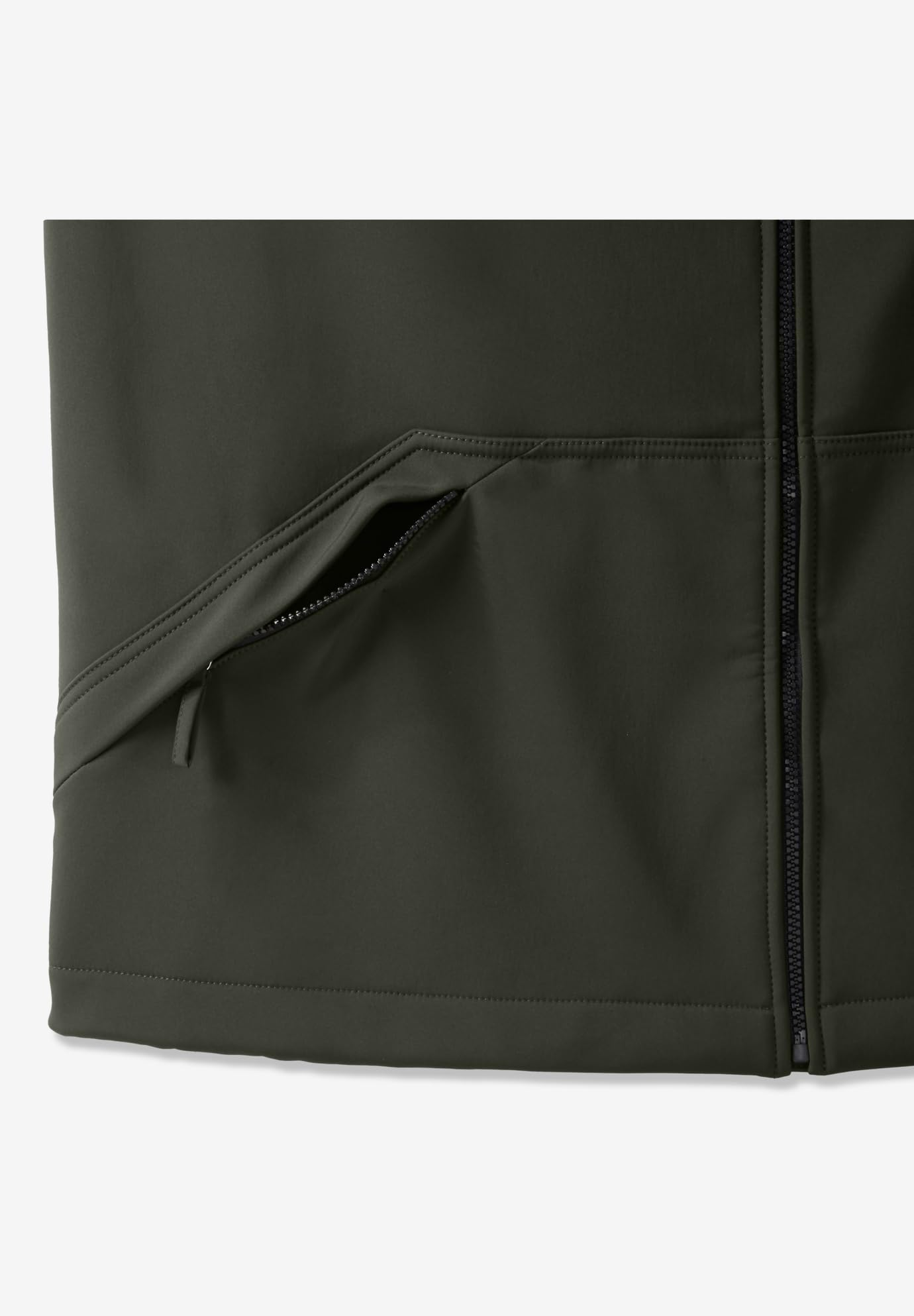KingSize Men's Big & Tall Fleece-Lined Waterproof Raincoat - Warm Winter Jacket for Outdoor Work & Hiking