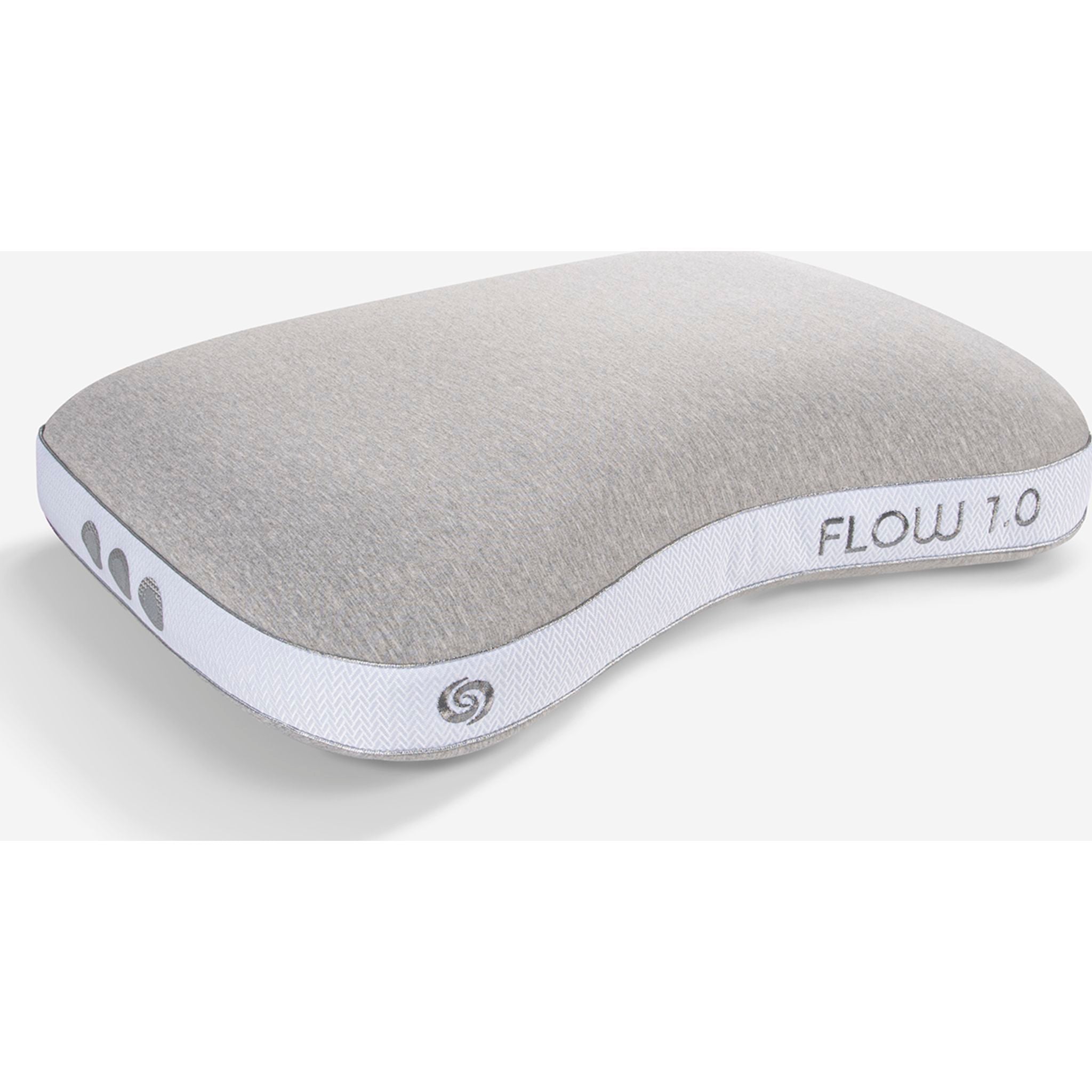 Bedgear Flow Cuddle Pillow - Cooling Memory Foam Pillow for Side Sleepers, Neck Pain Relief - Perfect for Home, Travel & Office Use