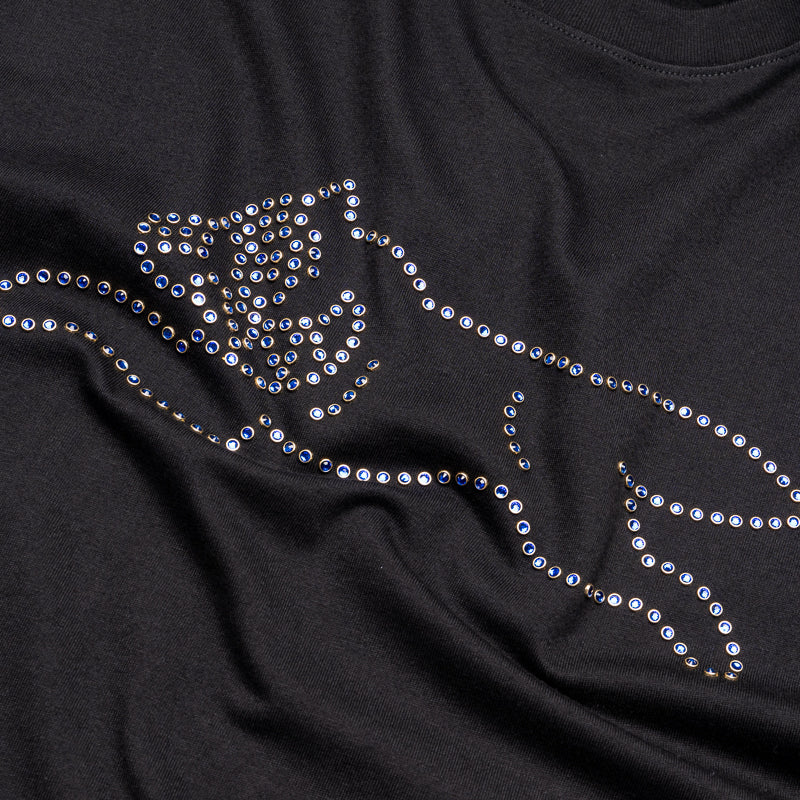Black Ice Cream In The Sky With Diamonds T-Shirt - Vintage Rock Band Tee for Concerts & Casual Wear