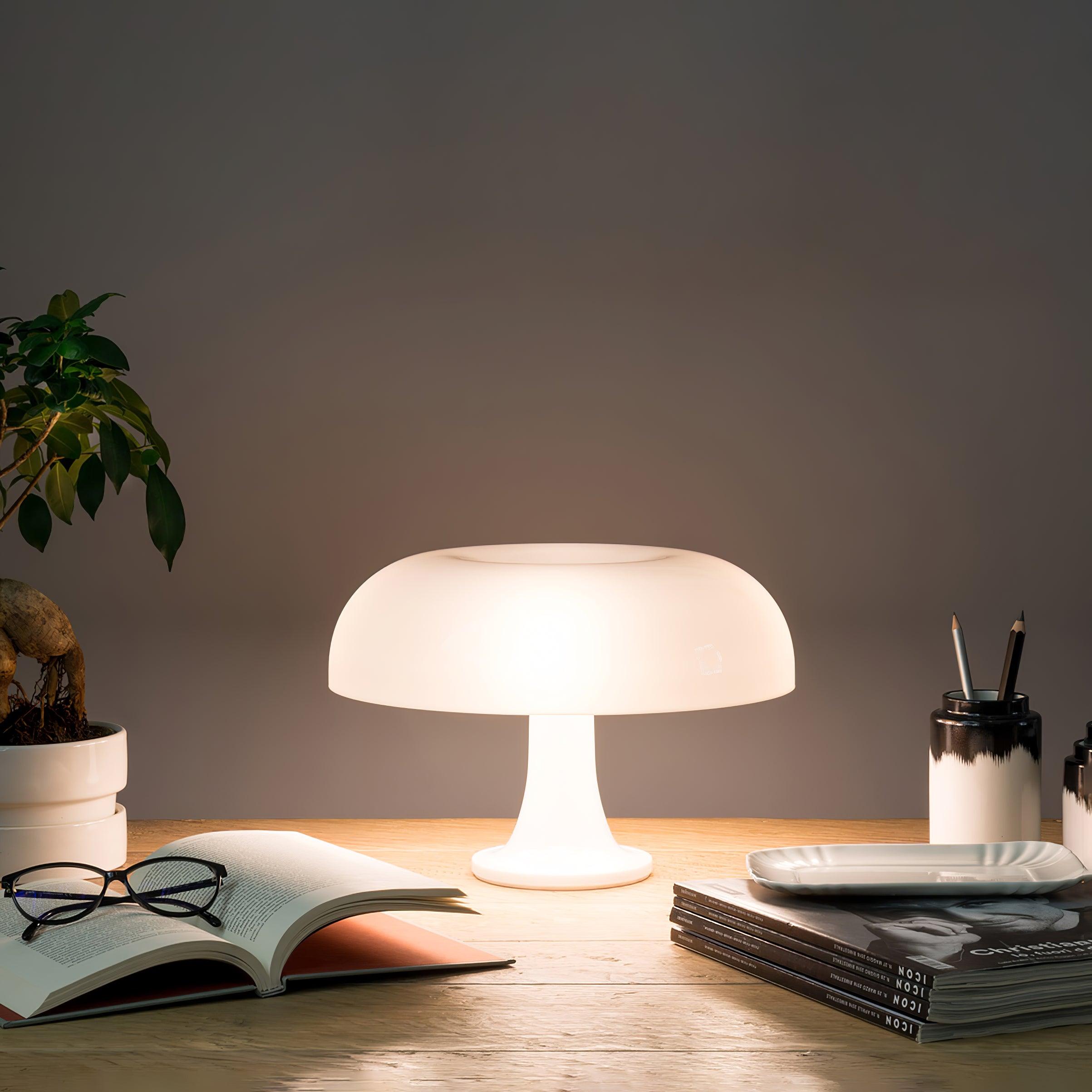 Whimsical Mushroom Table Lamp - Cute Nightstand Light for Kids Room & Nursery Decor - Perfect for Bedtime Reading & Cozy Ambiance