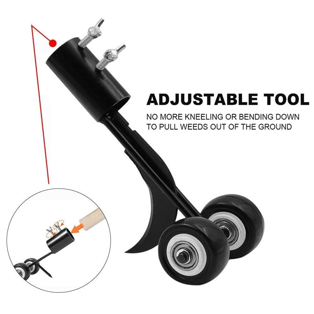 **Best Weed Puller Tool - Adjustable Garden Weeder for Standing Weeds - Perfect for Lawn, Patio, Backyard, Sidewalk & Driveway Cleaning**
