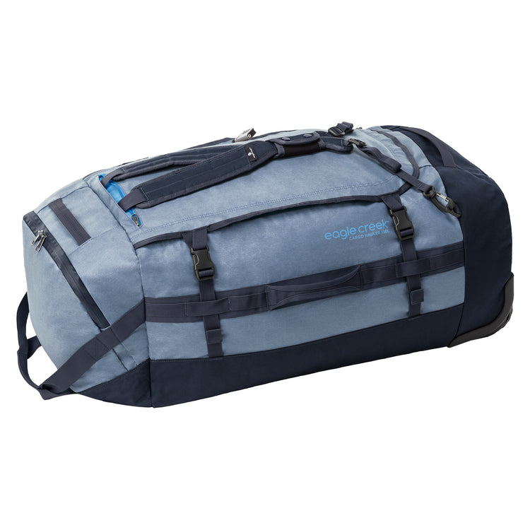 Eagle Creek Cargo Hauler Wheeled Duffel Bag 130L - Large Travel Duffel with Wheels, Durable Luggage for Camping & Adventure Trips - Glacier Blue