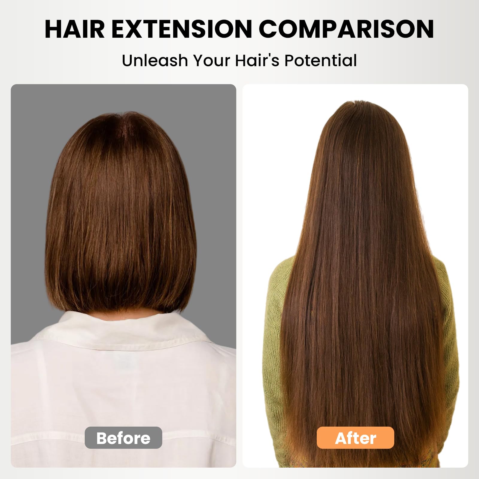 TopWigy Professional Hair Extensions Tool - Adjustable Temperature Fusion Heat Iron Connector Wand with US Plug | Perfect for Salon Styling, DIY Hair Blending & Seamless Extensions at Home