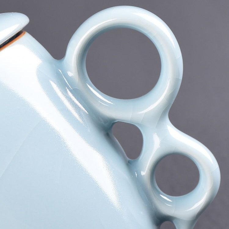 Premium Handcrafted Ice Crack Five Kilns Chinese Tea Cup - Authentic Ceramic Tea Cup for Gongfu Tea, Matcha, Herbal Tea - Perfect for Home, Office & Tea Ceremonies