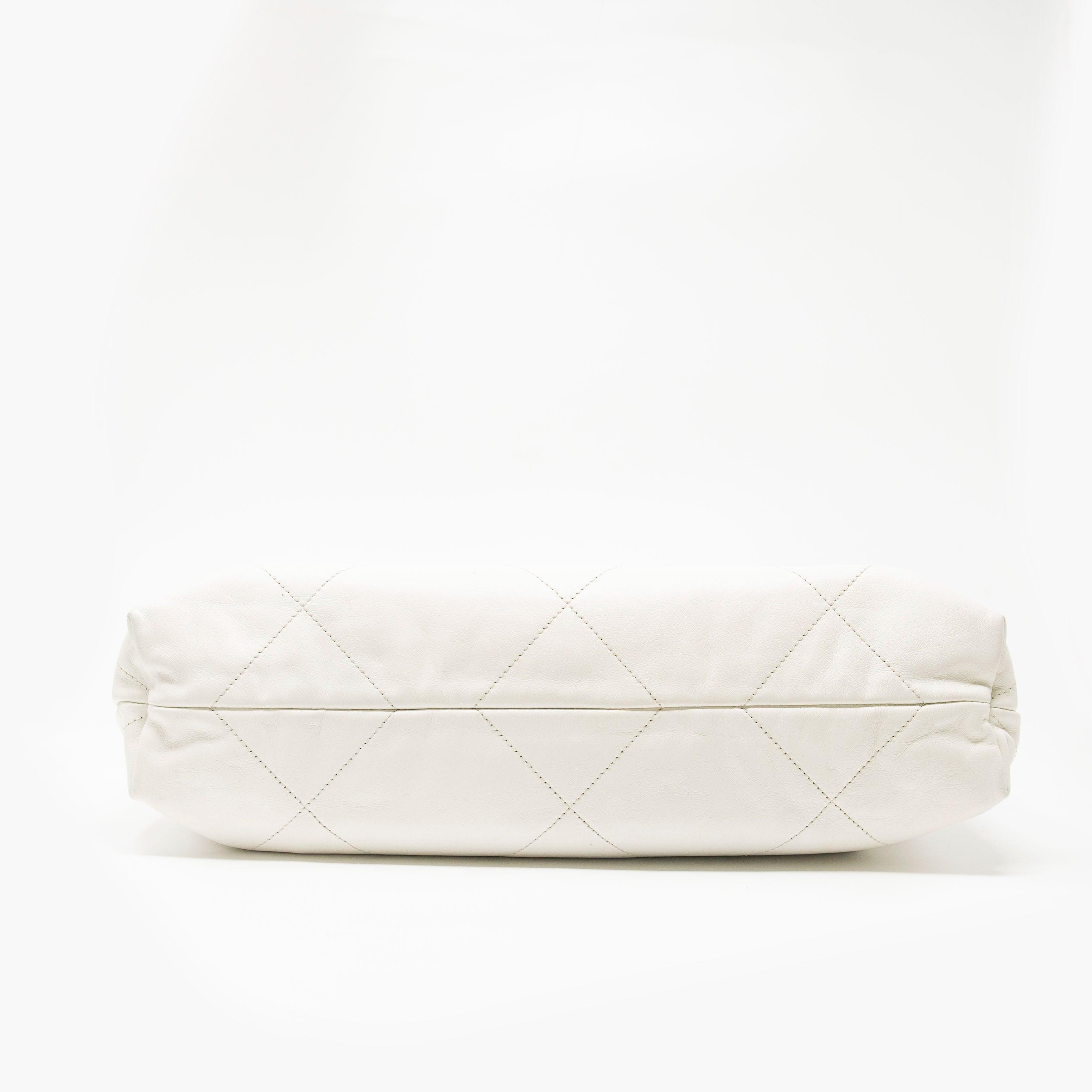 Chanel White 22 Hobo Bag - Luxury Designer Handbag for Women | Perfect for Everyday Use, Work & Special Occasions