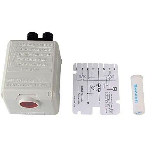 Riello 40G Oil Burner Control Box 530SE - Flame Detector Sensor & Ignitor with Primary Relay | Compatible with Riello Burners | Ideal for Home Heating Systems & Boiler Maintenance