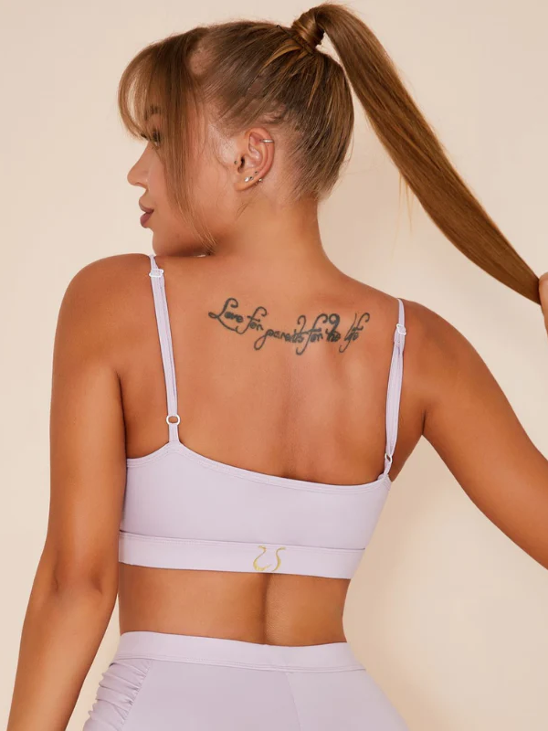 ZASUWA Women's Solid Color Simple Style Bras - Comfortable Everyday Wear for Work, Yoga & Relaxation