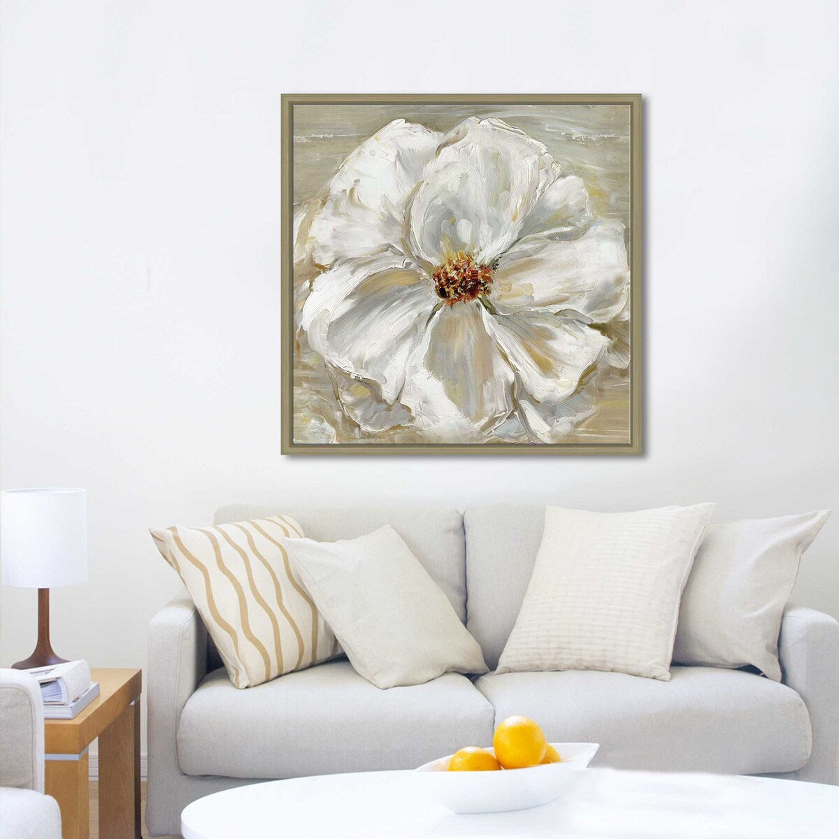 Bloomin' Beauty II Floral Art Print on Floating Canvas - Perfect for Living Room, Bedroom & Office Wall Decor