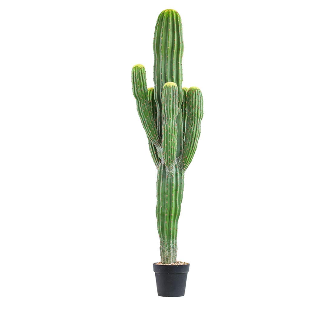 WXXGY Artificial Saguaro Cactus Plant in Pot - Realistic Fake Potted Cactus for Home, Office, Garden Decor - Indoor & Outdoor Use - Perfect for Desert-Themed Decor, Wedding Centerpieces, and Modern Interior Design