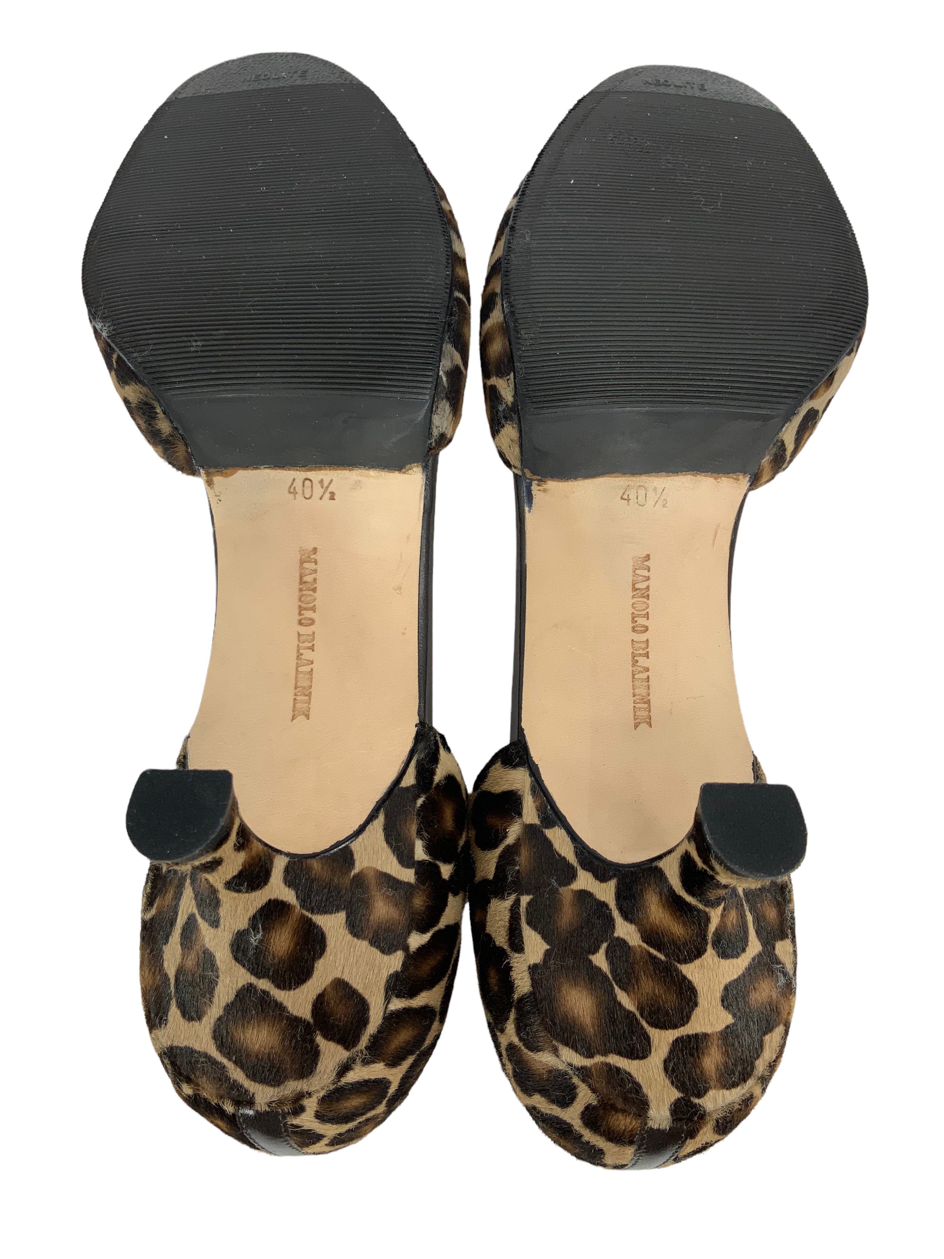 Manolo Blahnik Sedaraby Embellished Pony Hair d'Orsay Pumps - Women's Size 10.5 | Luxury Designer Heels for Evening Parties, Weddings & Special Occasions