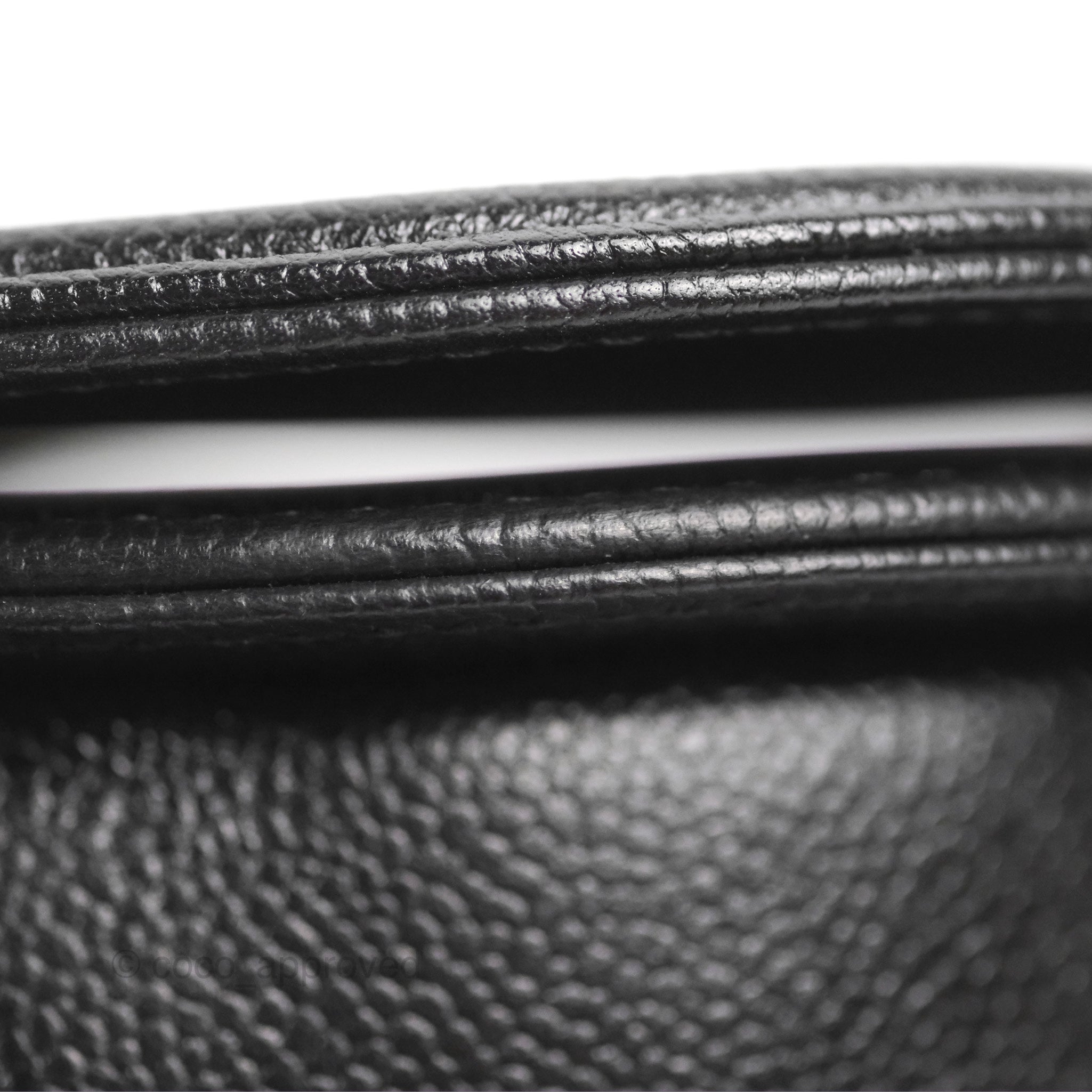 Chanel Boy Messenger Bag Black Caviar Leather with Aged Gold Hardware - Luxury Crossbody Bag for Women, Perfect for Work, Travel & Evening Events
