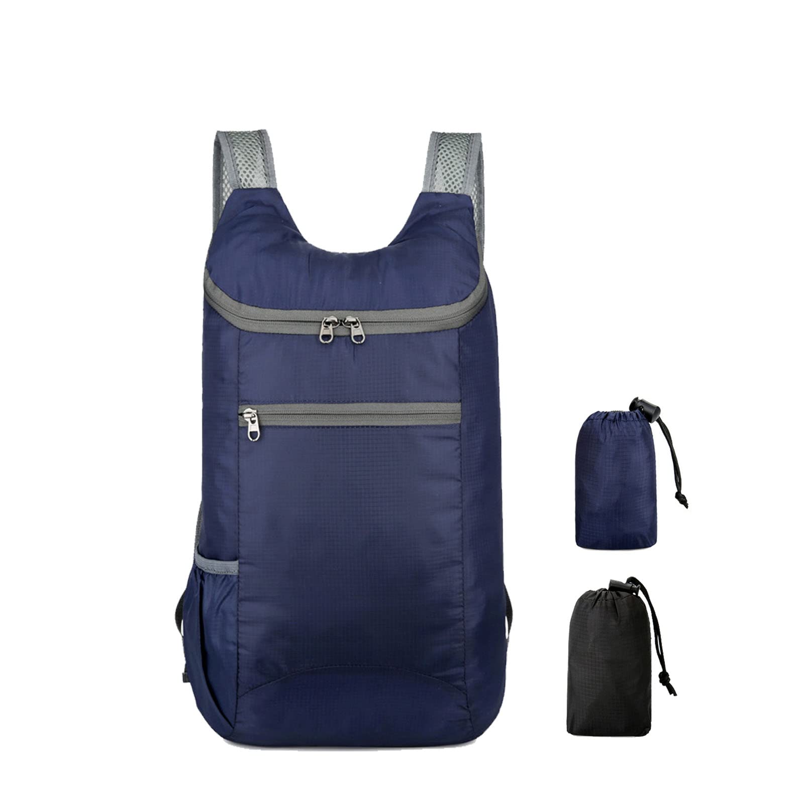 Ultra Lightweight Waterproof Foldable Backpack - Compact Hiking Daypack for Travel, Camping & Outdoor Adventures (Dark Blue) | Perfect for Commuting, Gym & Daily Use