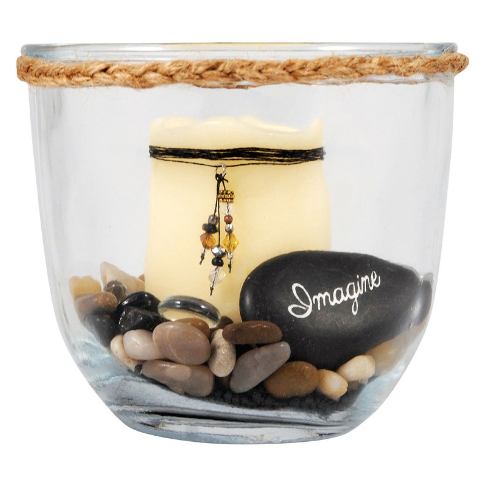 Pomeroy ELK Lighting Expressions Hurricane Candle Holder - Elegant Glass Hurricane Vase for Candles - Perfect for Wedding Centerpieces, Dining Table Decor, and Romantic Home Ambiance